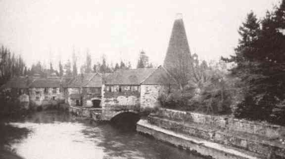 Avon Mill, the brass mill at Keynsham on the river Avon