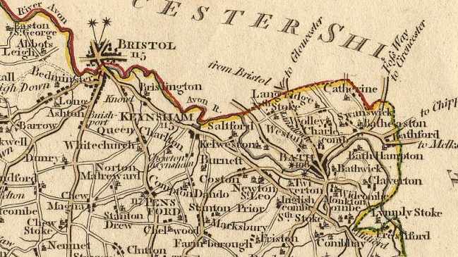 Part of
Somerset 1787 

Map by John Carey
